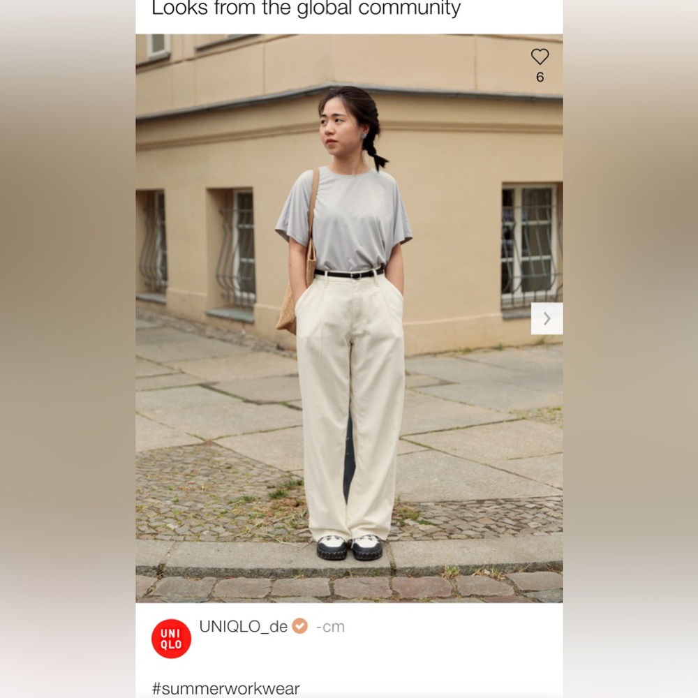 Uniqlo Airism Drape T-Shirt, Short Sleeve Top, White, XS - Picture 16 of 16